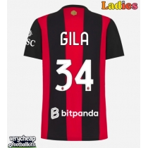 AC Milan Mario Gila #34 Replica Home Shirt Ladies 2026-27 Short Sleeve